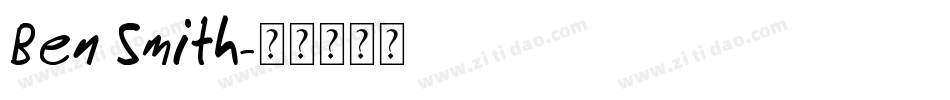 Ben Smith字体转换